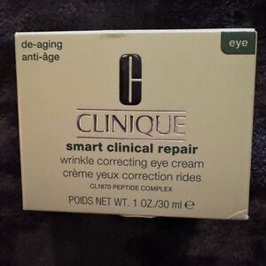 Clinique Smart Clinical Repair Eye Cream, wrinkle correcting eye cream